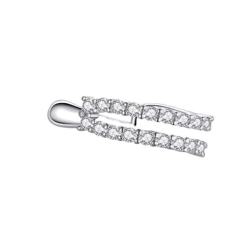 Good Quality Simple Fashionable Genuine 925 Sterling Silver Clear Cz Ear Cuff Clip Earrings For Women
Good Quality Simple Fashionable Genuine 925 Sterling Silver Clear Cz Ear Cuff Clip Earrings For Women