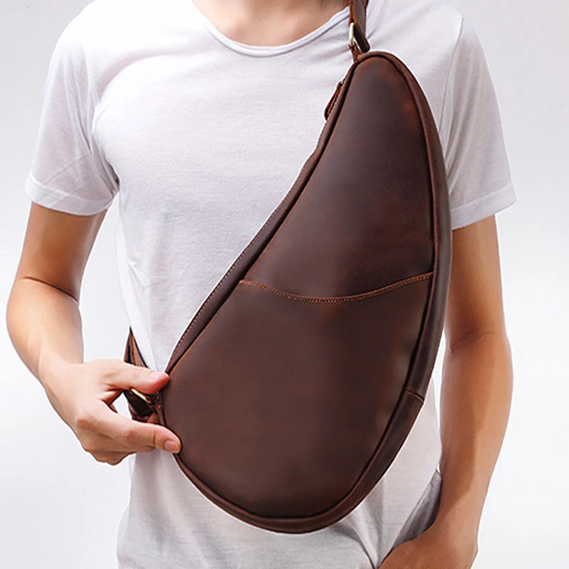 Drop Shipping Personalized Fashion Genuine Leather Mens Crossbody Sling Messenger Bag Chest Shoulder Bag
Drop Shipping Personalized Fashion Genuine Leather Mens Crossbody Sling Messenger Bag Chest Shoulder Bag