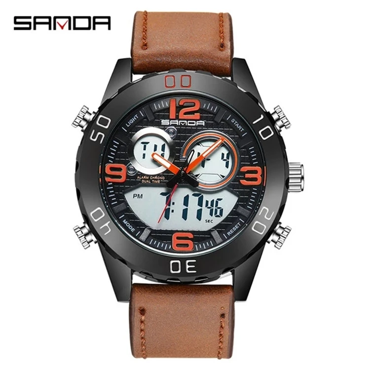 SANDA 772 2019 Men's Fashion Sport Watches Men Quartz Analog Date Clock Man Leather Military Waterproof Watch Relogio Masculino
SANDA 772 2019 Men's Fashion Sport Watches Men Quartz Analog Date Clock Man Leather Military Waterproof Watch Relogio Masculino