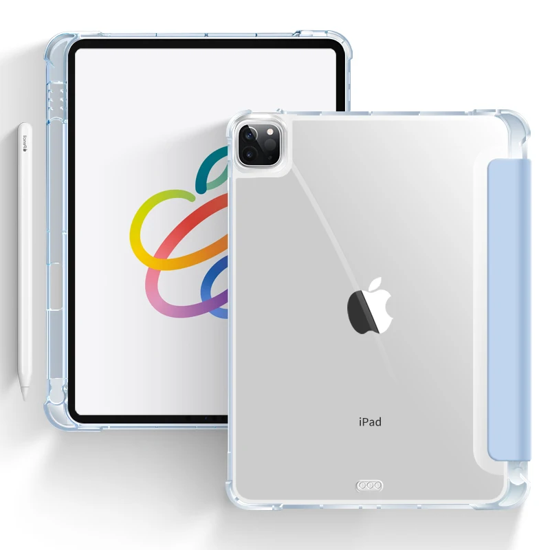 Cases for New iPad Pro 12.9 Inch Case 2021 5th Generation with Pencil Holder Soft TPU Back Cover for iPad 12.9 5th Gen
Cases for New iPad Pro 12.9 Inch Case 2021 5th Generation with Pencil Holder Soft TPU Back Cover for iPad 12.9 5th Gen