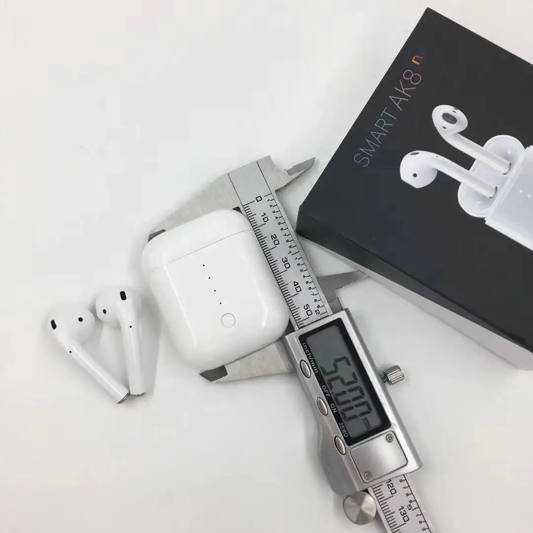 5.0 Touch TWS smart AK8 Wireless Earphone Mini Headset Auto Pair Earbuds Pop-up window ear detection support wireless charging - ANKUX.COM
