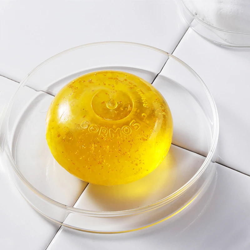 CORMOS Anti-acne Soap Gold Foil Particles Plant Extracts Deep Cleansing Face Soap, Yellow
CORMOS Anti-acne Soap Gold Foil Particles Plant Extracts Deep Cleansing Face Soap, Yellow