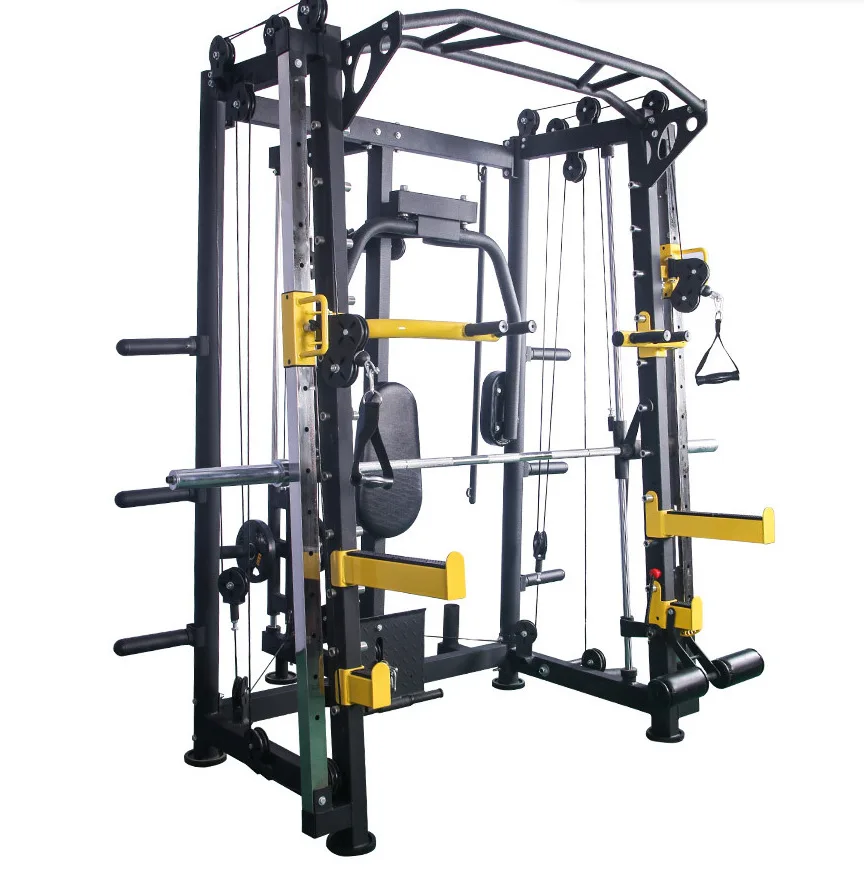 2021 hot sale new style professional multi functional gym equipment exercise for sale Multifunctional Smith machine, Black
2021 hot sale new style professional multi functional gym equipment exercise for sale Multifunctional Smith machine, Black