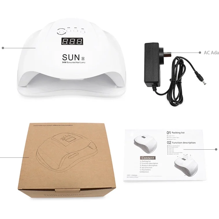 Hot sales design lamp for gel nails prices gel dryer nail lamp gel uv led nail lamp for lady use, White 
Hot sales design lamp for gel nails prices gel dryer nail lamp gel uv led nail lamp for lady use, White