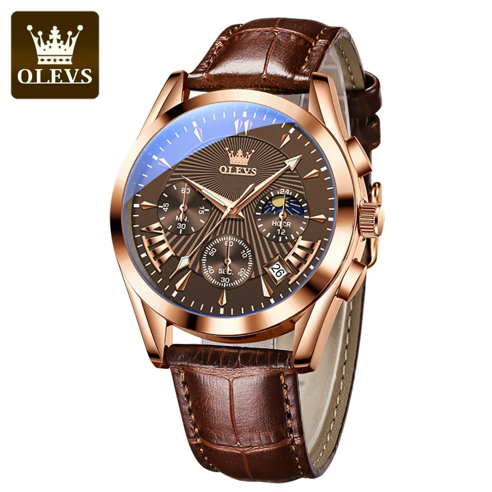 OLEVS 2876 Casual Men Watch Golden Men Wristwatch Luxury Luminous Quartz Watch Business Classic Fashion Watch Gift For Men
OLEVS 2876 Casual Men Watch Golden Men Wristwatch Luxury Luminous Quartz Watch Business Classic Fashion Watch Gift For Men