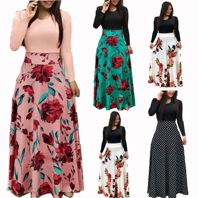 2019 Wholesale Women Long Sleeve Floral Printed Maxi Dress african fashion clothing for women
2019 Wholesale Women Long Sleeve Floral Printed Maxi Dress african fashion clothing for women