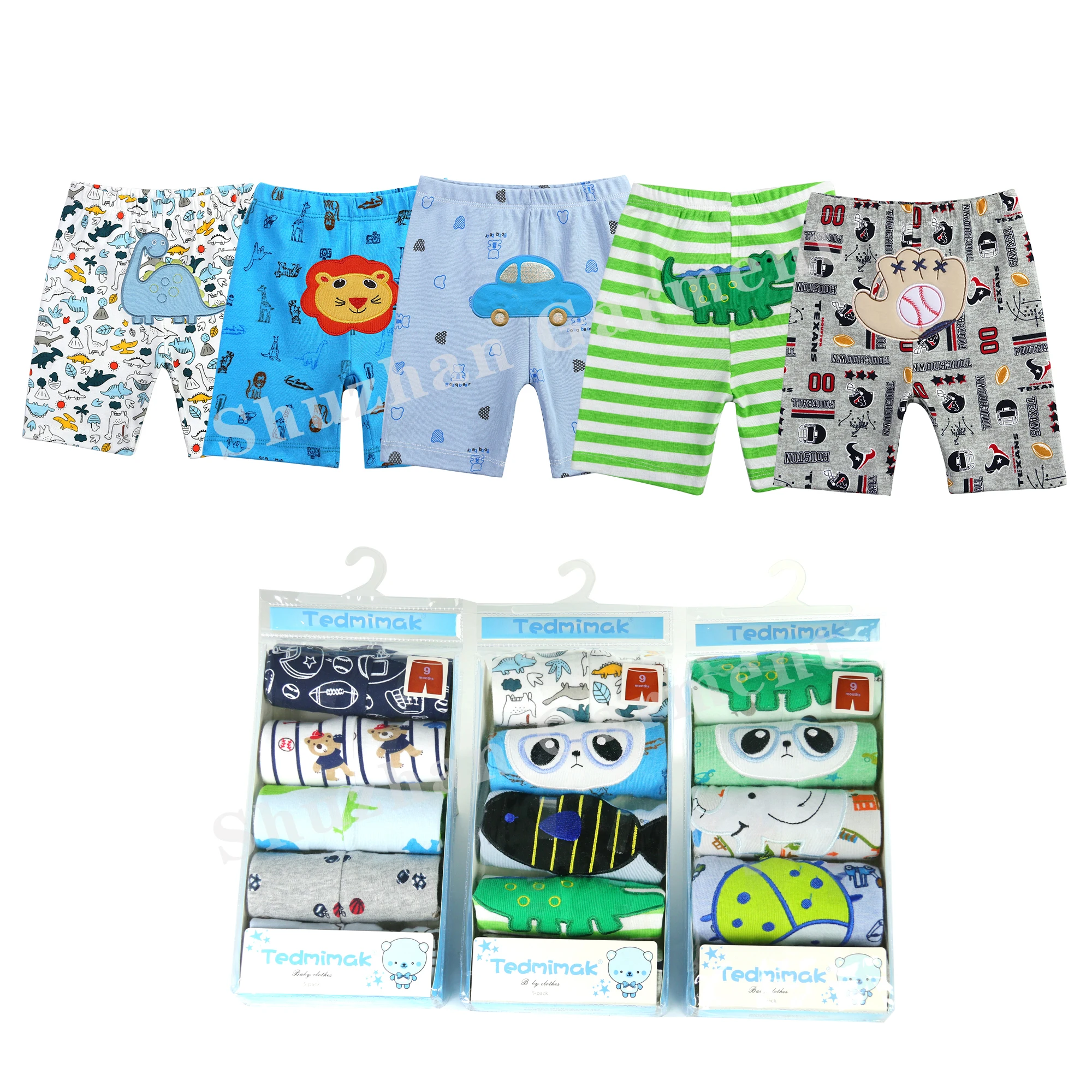 unisex summer printed embroidered baby short pants for newborn baby boys and girls, Mixed colors in same size
unisex summer printed embroidered baby short pants for newborn baby boys and girls, Mixed colors in same size