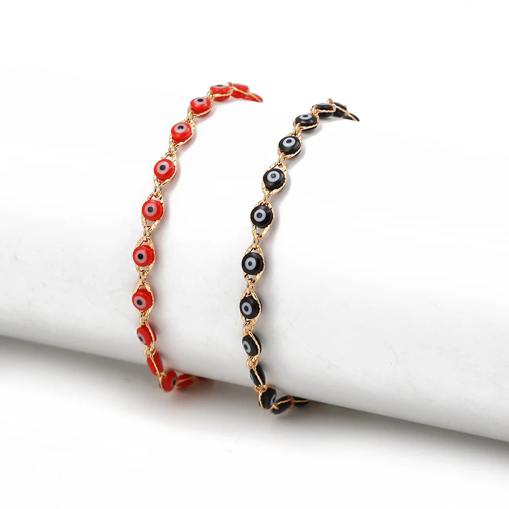2021 Hot Sale Devil's Eye Chain Bracelet Female Creative Jewelry Student Net Red Eye Bracelet Jewelry, As the picture
2021 Hot Sale Devil's Eye Chain Bracelet Female Creative Jewelry Student Net Red Eye Bracelet Jewelry, As the picture