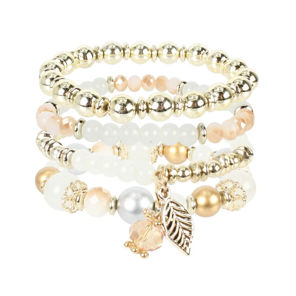 2021 Multilayer Candy Bead Elastic Bracelet Multi-layer CZ Leaf Pendant Bead Bracelet
2021 Multilayer Candy Bead Elastic Bracelet Multi-layer CZ Leaf Pendant Bead Bracelet