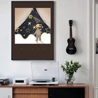 Digital Printing Canvas Fabric Cartoon Oil Paint Wall Art On Canvas