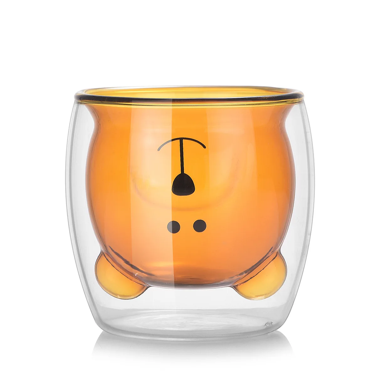 High Quality Borosilicate Handmade Double Wall Glass Bear Shape Cup Coffee Mug bear mug for coffee, Transparent
High Quality Borosilicate Handmade Double Wall Glass Bear Shape Cup Coffee Mug bear mug for coffee, Transparent