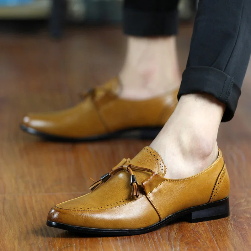 New arrivals men's formal shoes 2021 brown casual man leather shoes bow non-slip black work men shoes
New arrivals men's formal shoes 2021 brown casual man leather shoes bow non-slip black work men shoes