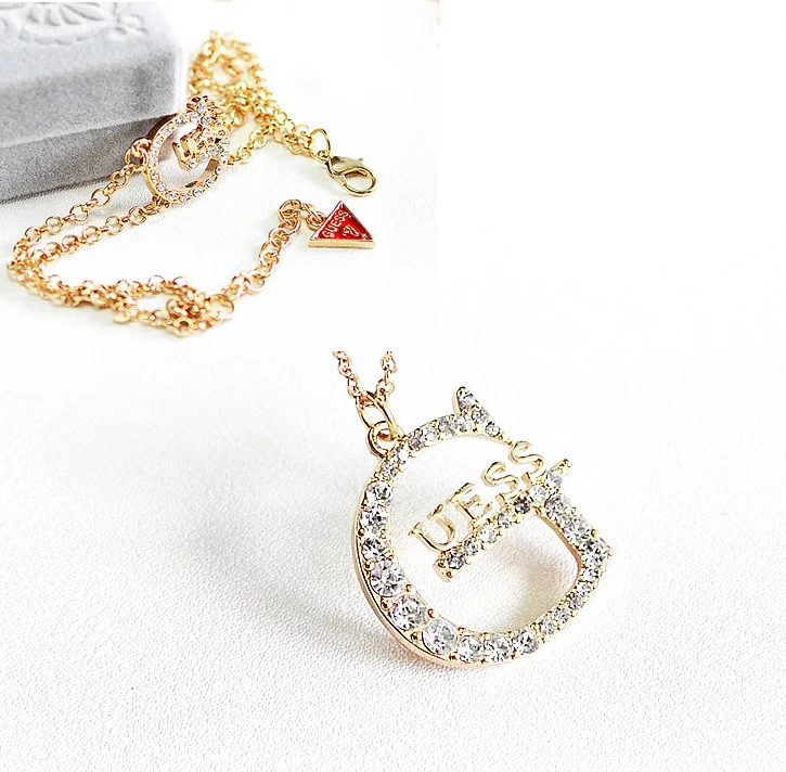 Korean style trendy simple personality letter G gemstone necklace men and women pendants
Korean style trendy simple personality letter G gemstone necklace men and women pendants