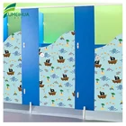 Clean Toilet Cubicle Easy To Clean Lovely Colorful Cubicle For Kindergarten Toilet