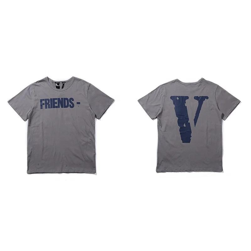 VLONES brand clothing plain gray unisex couple wear high street short-sleeved oversized cotton sports T-shirt wholesale in stock
VLONES brand clothing plain gray unisex couple wear high street short-sleeved oversized cotton sports T-shirt wholesale in stock