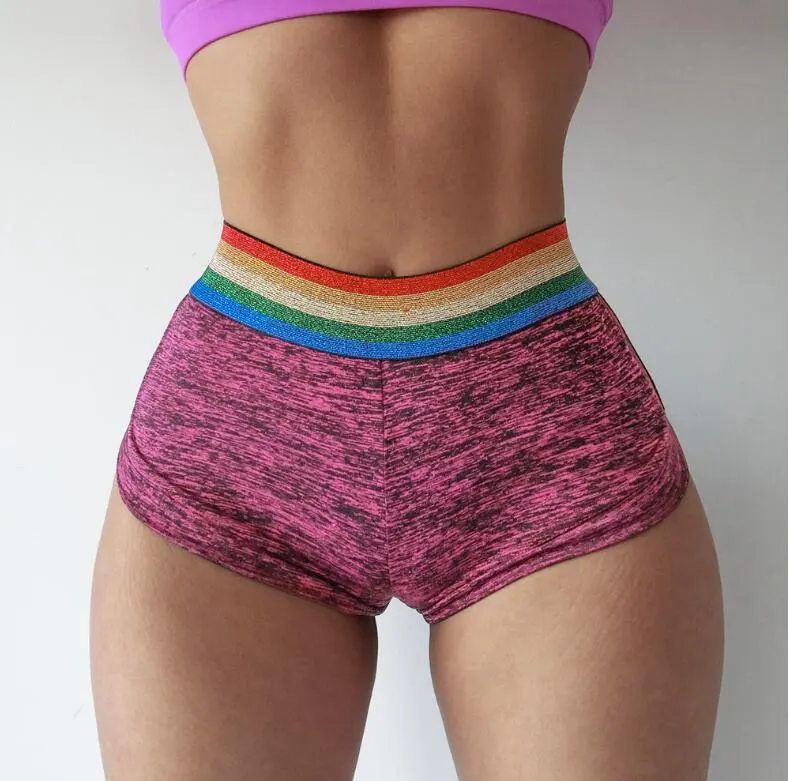 Fashion Custom Ladies Rainbow Shorts New High waist Yoga Pants woman Leggings Sexy Fitness Tights knickers Gym Clothes, As picture
Fashion Custom Ladies Rainbow Shorts New High waist Yoga Pants woman Leggings Sexy Fitness Tights knickers Gym Clothes, As picture