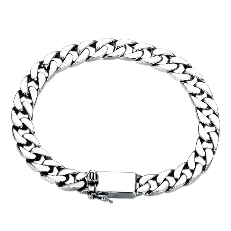 Personalized couple style vintage thai silver letter men bracelet 925 sterling silver
Personalized couple style vintage thai silver letter men bracelet 925 sterling silver
