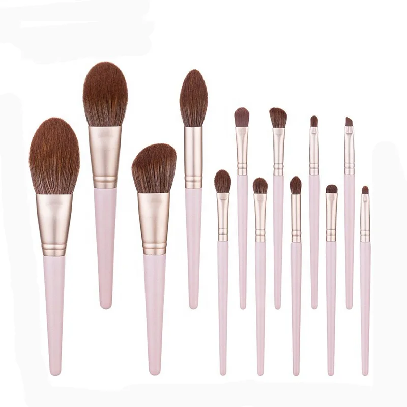 No Logo Natural Super Soft Free Sample 13 Pieces Foundation Cosmetic Pink Blue Green Brush Set for Makeup Tools, 3 colors
No Logo Natural Super Soft Free Sample 13 Pieces Foundation Cosmetic Pink Blue Green Brush Set for Makeup Tools, 3 colors