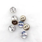 12mm two holes rhinestone crystal round buttons for shirt for sweater