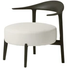 Solid Wood Dining Elegant lazy chair fabric living room chair