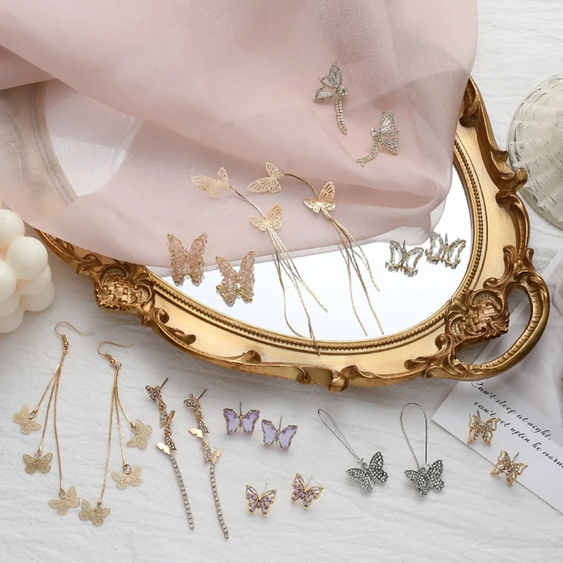 Butterfly Earrings Tassel Diamond Gold Plated 925 Silver Needle Statement Long Stud Hook Earring Vintage Drop Party Jewelry, Gold color
Butterfly Earrings Tassel Diamond Gold Plated 925 Silver Needle Statement Long Stud Hook Earring Vintage Drop Party Jewelry, Gold color