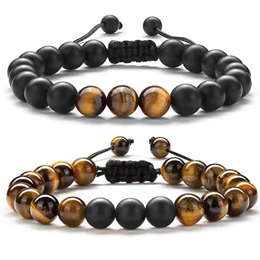 Men Women Couple Beads Custom Jewelry Sets Gifts Agate String Braided Rope Natural Tiger Eye Stone Yoga Bracelets Bangle
Men Women Couple Beads Custom Jewelry Sets Gifts Agate String Braided Rope Natural Tiger Eye Stone Yoga Bracelets Bangle