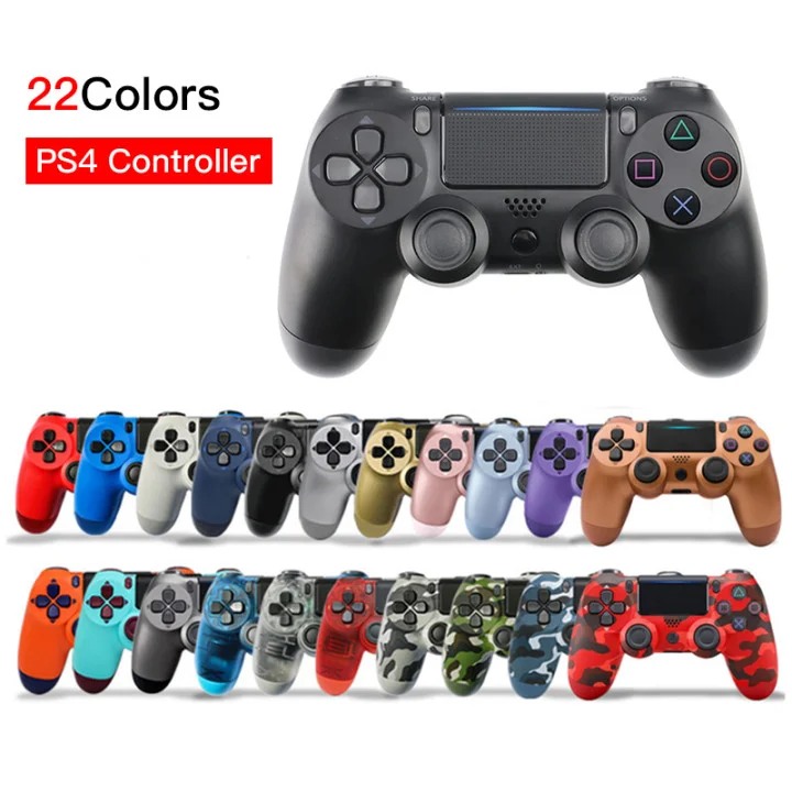

Original Gamepad PS4 Controller Wireless BT for Sony PlayStation 4 Double Shock PS4 Controle Game Joystick for PS4 Controller, Black/white/red/blue/gold/silver/green camo
