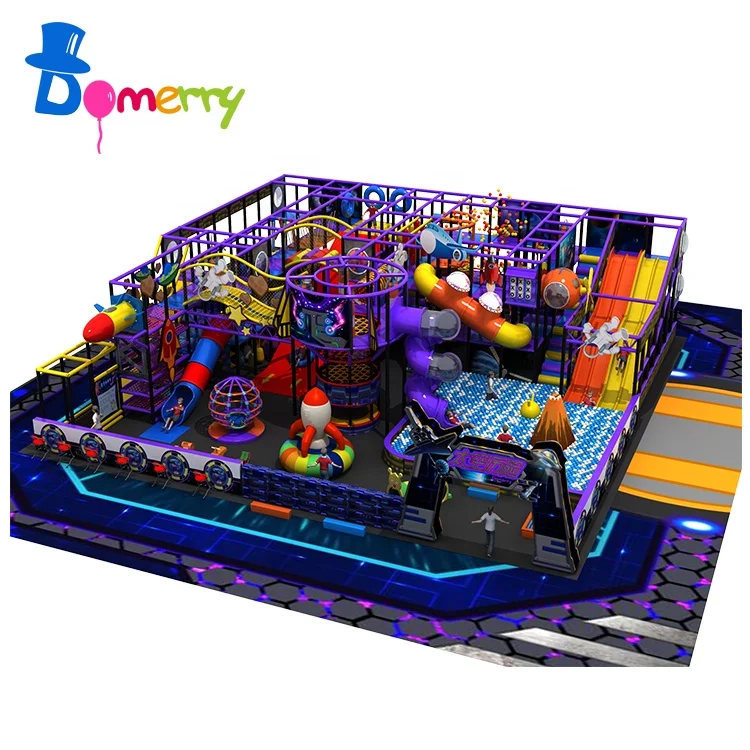 Wonderful space theme commercial indoor playground large children indoor soft indoor play house