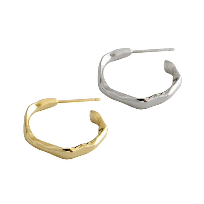 Jewelry 925 sterling silver minimalist geometric irregular rock lines tremella hoop earrings party and anniversary for woemn
Jewelry 925 sterling silver minimalist geometric irregular rock lines tremella hoop earrings party and anniversary for woemn