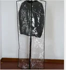 Personalized customized fashionable travel dust cover foldable woman dress man suit protector clothes garment zipper bag