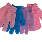 Bath Scrubber Nylon Shower Bath Gloves Exfoliating Gloves