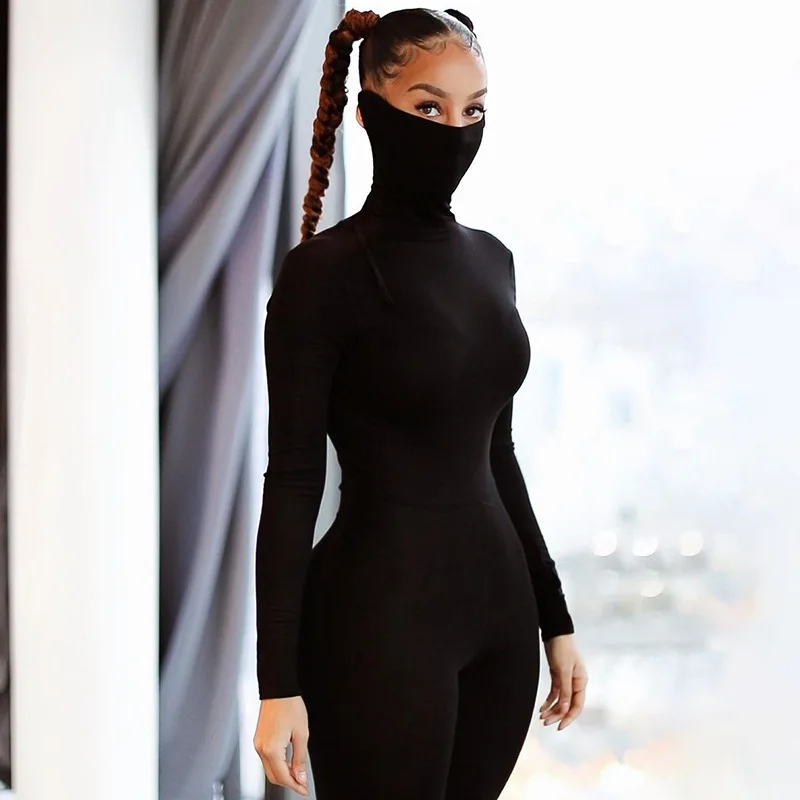 Winter Plain Black Workout Long Sleeve Thumb Hole New Sexy Jumpsuit 2020 For Women, 1colors in stock
Winter Plain Black Workout Long Sleeve Thumb Hole New Sexy Jumpsuit 2020 For Women, 1colors in stock