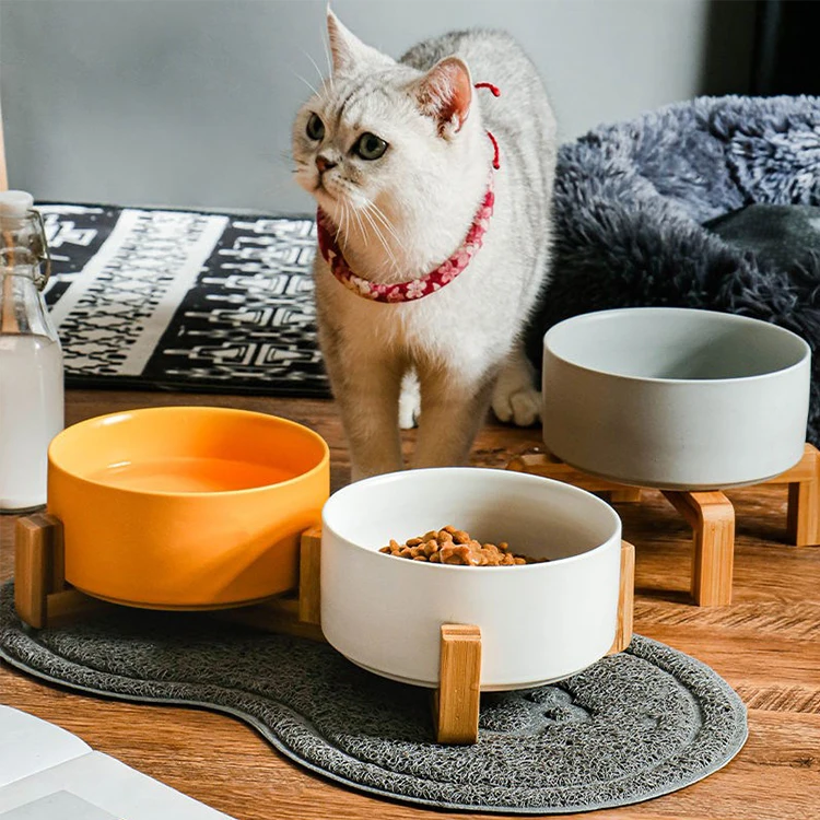 Ceramic Cat Dog Food Bowl Pet Bowls with Color Wholesale Animal Food Bowl, White, black
Ceramic Cat Dog Food Bowl Pet Bowls with Color Wholesale Animal Food Bowl, White, black
