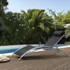 Alu KD Commercial Sun Lounger Aluminum Adjustable Beach Pool Sun Chaise Lounger