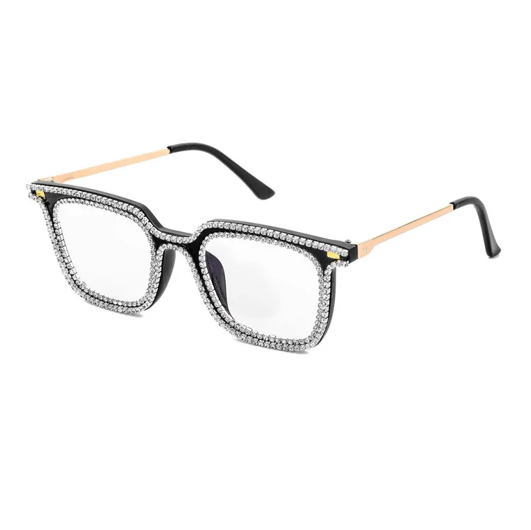 Trendy Square Point Diamond Sunglasses Leopard Print Frame Rhinestone Fashion Sunglasses Street Flat Glasses, Picture shows
Trendy Square Point Diamond Sunglasses Leopard Print Frame Rhinestone Fashion Sunglasses Street Flat Glasses, Picture shows