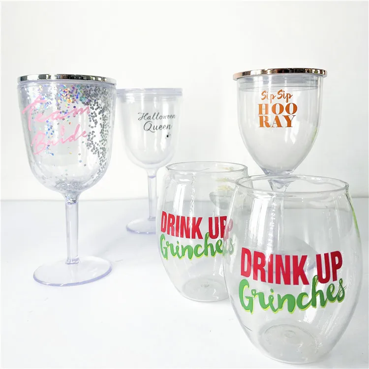450ml plastic unbreakable 10oz custom goblet cup, Wholesale Goblet plastic, plastic goblet glasses with logo printing, Customized
450ml plastic unbreakable 10oz custom goblet cup, Wholesale Goblet plastic, plastic goblet glasses with logo printing, Customized