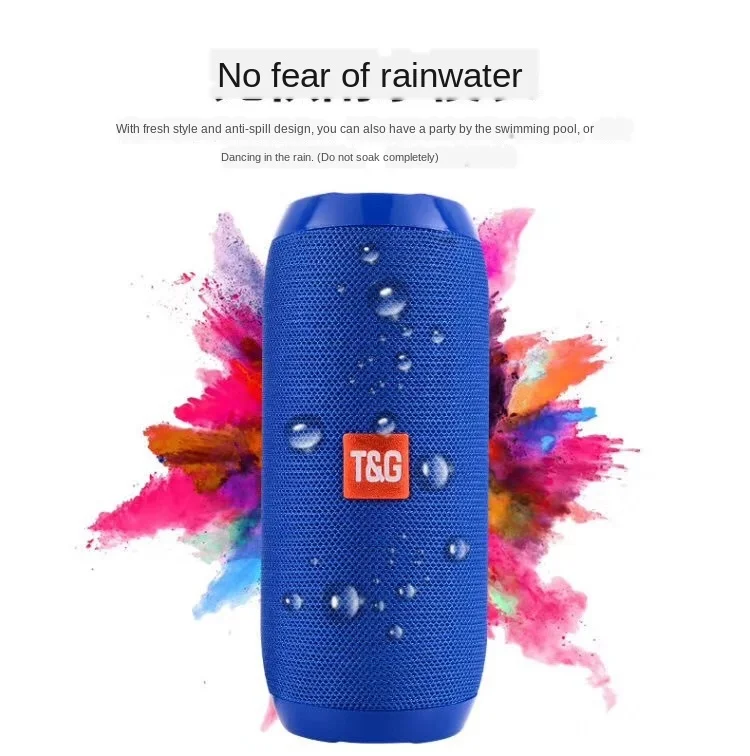 TG117 New Waterproof Dual Vibrating Membrane Outdoor Portable Audio Mini Sports Subwoofer Wireless speaker, 6 colors
TG117 New Waterproof Dual Vibrating Membrane Outdoor Portable Audio Mini Sports Subwoofer Wireless speaker, 6 colors