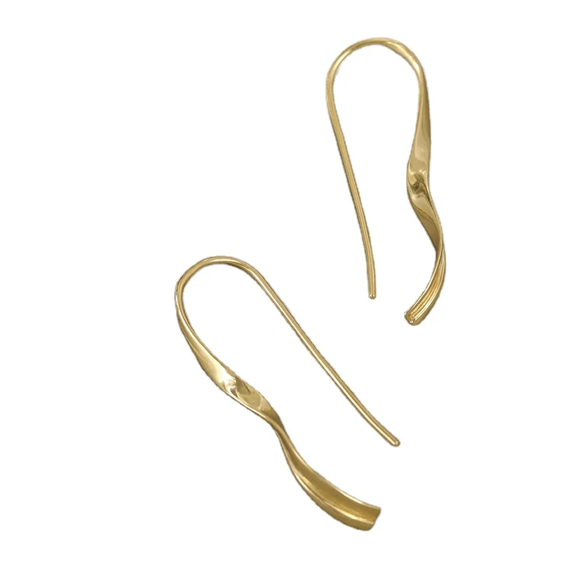 Fashion Hanging Earrings for Women 925 Silver Gold Plated Wave shape Earrings Hook Hypoallergenic
Fashion Hanging Earrings for Women 925 Silver Gold Plated Wave shape Earrings Hook Hypoallergenic