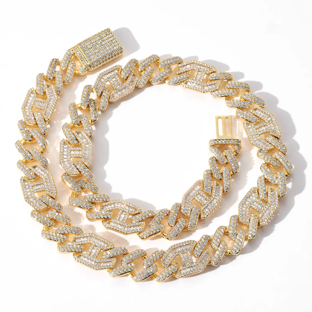 Two Tone 15mm bling 5a CZ cuban link chain choker necklace iced out bling hip hop big chunky women men cuban chain necklaces, Gold,silver,rose gold
Two Tone 15mm bling 5a CZ cuban link chain choker necklace iced out bling hip hop big chunky women men cuban chain necklaces, Gold,silver,rose gold