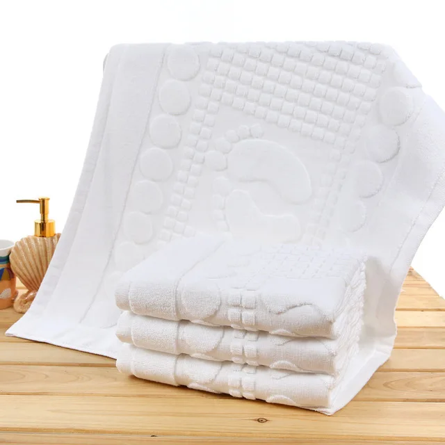 Buy Bathroom Foot Towel /mat Door Hotel Floor Mat(towel) 100 Cotton Loop  Anti Slip Custom Size Bath Mat from Jiangsu Tengyu Weaving Co., Ltd., China