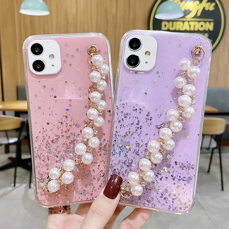 Luxury Bling Glitter Diamond with Wrist Strap Soft TPU Phone Case For iPhone 12 Pro Max 12 Mini 11 Pro Max
Luxury Bling Glitter Diamond with Wrist Strap Soft TPU Phone Case For iPhone 12 Pro Max 12 Mini 11 Pro Max