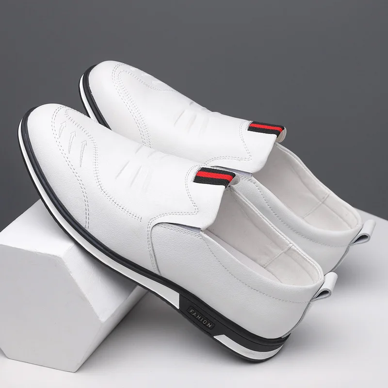 Breathable Slip-on Casual Shoes Leather Wholesale Price Sneakers Comfortable Custom Office Shoes for Men
Breathable Slip-on Casual Shoes Leather Wholesale Price Sneakers Comfortable Custom Office Shoes for Men
