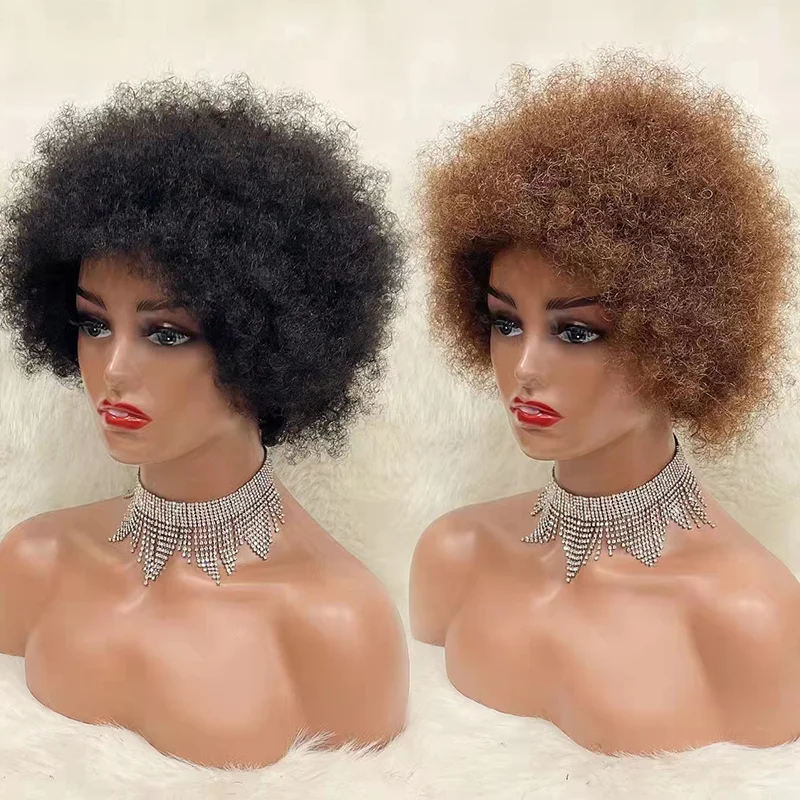 Letsfly Hot-selling Full Machine Made 6/8 inch Afro Human Hair Wigs 100% Virgin Human Hair Vendor African Wigs Wholesale
Letsfly Hot-selling Full Machine Made 6/8 inch Afro Human Hair Wigs 100% Virgin Human Hair Vendor African Wigs Wholesale