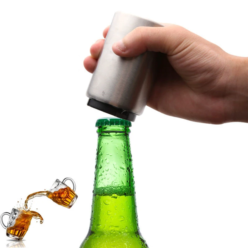 FF91 Wholesale Press Automatic Lid Remover Stainless Steel Beer Bottle Opener Home Bar Stainless Steel Bottle Opener
FF91 Wholesale Press Automatic Lid Remover Stainless Steel Beer Bottle Opener Home Bar Stainless Steel Bottle Opener