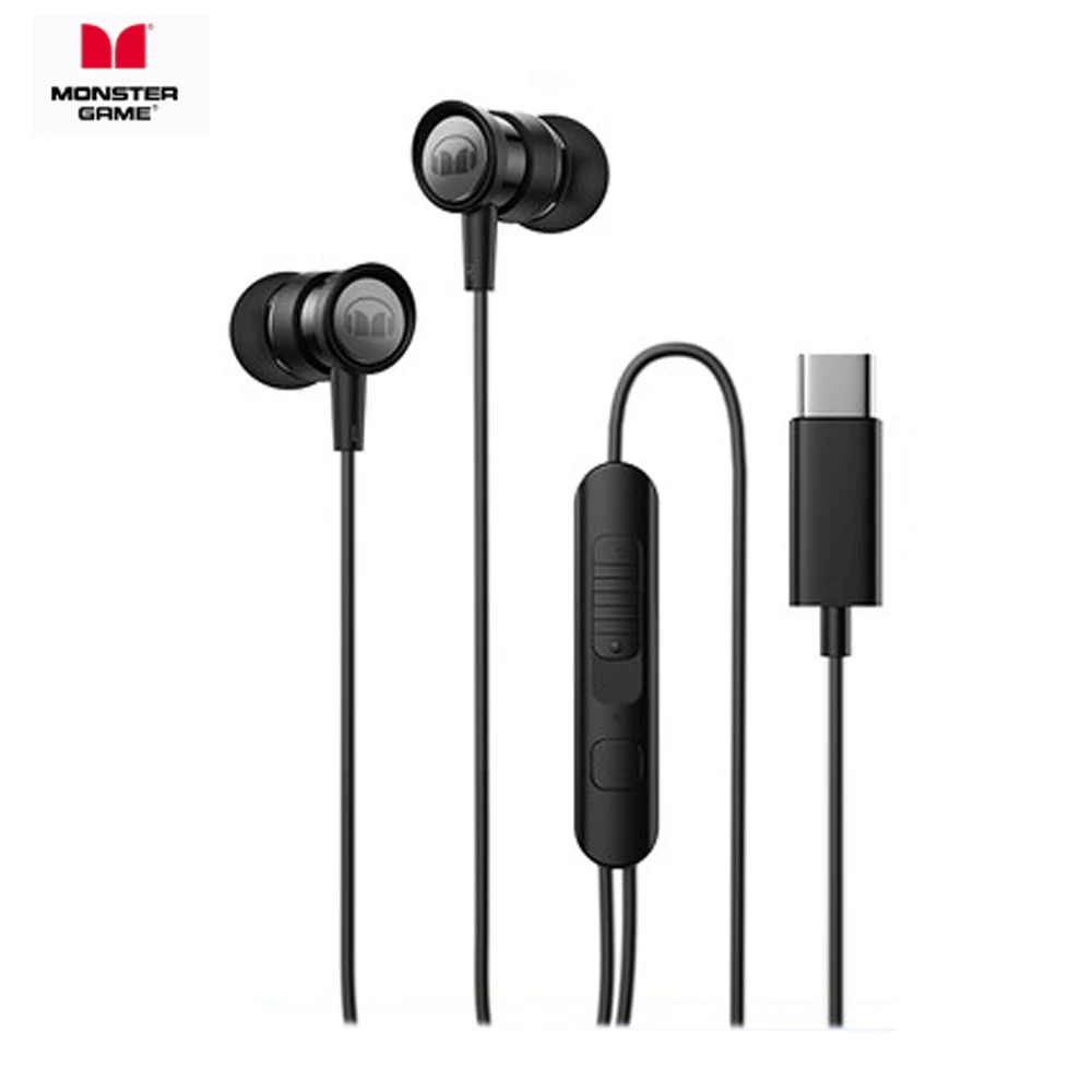 High Quality Type C Charging Earphone for Mobile Phone Stereo Bass Sports Wired Earphones, Black color
High Quality Type C Charging Earphone for Mobile Phone Stereo Bass Sports Wired Earphones, Black color