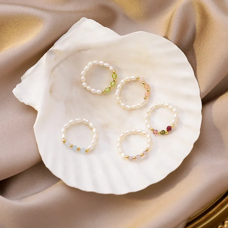 Korean Irregular Pearl Beads Rings Fashion Stylish Wedding Rings Jewelry Baroque Finger Accessories Elastic Chain Pearl Chain
Korean Irregular Pearl Beads Rings Fashion Stylish Wedding Rings Jewelry Baroque Finger Accessories Elastic Chain Pearl Chain