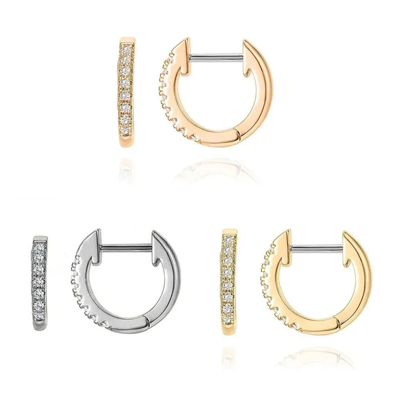 Fashion Pearl Gold Stainless Steel Earring Diamond Set Silver Jewelry Earring Crystal Mini Huggie Cross Hoop Women Earring
Fashion Pearl Gold Stainless Steel Earring Diamond Set Silver Jewelry Earring Crystal Mini Huggie Cross Hoop Women Earring
