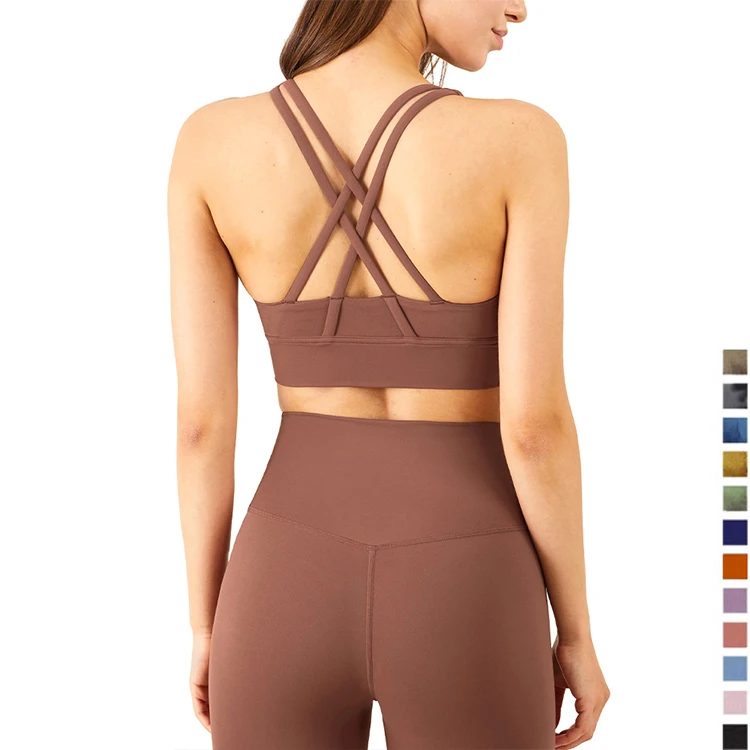 Custom Gym Activewear Fitness Yoga Wear Top Cross Back Sports Bras Set Sexy High Impact Adjustable Women Sports Bra, Customized colors
Custom Gym Activewear Fitness Yoga Wear Top Cross Back Sports Bras Set Sexy High Impact Adjustable Women Sports Bra, Customized colors