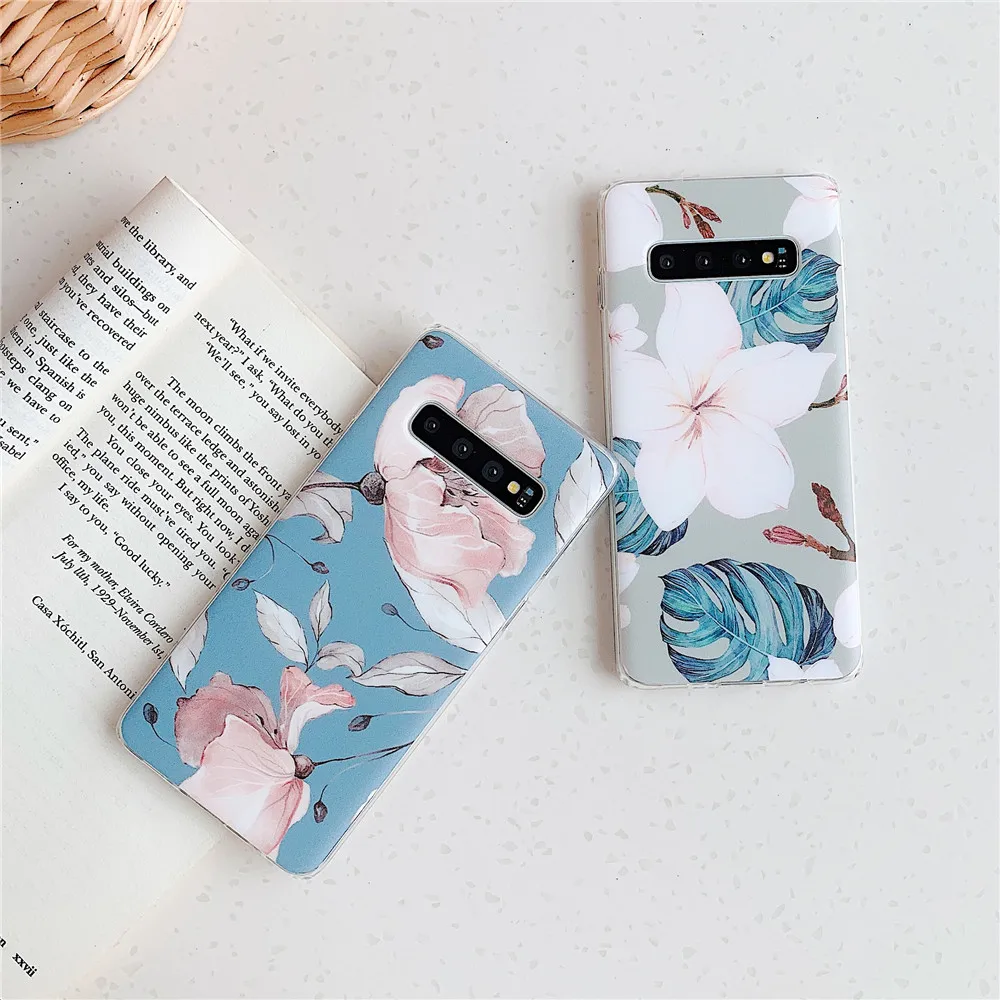 Marble Case for Galaxy S10,Soft TPU Rubber Matte Gel Floral Silicone Phone Cases Cover for Samsung S8 S9, 2 colors optional
Marble Case for Galaxy S10,Soft TPU Rubber Matte Gel Floral Silicone Phone Cases Cover for Samsung S8 S9, 2 colors optional