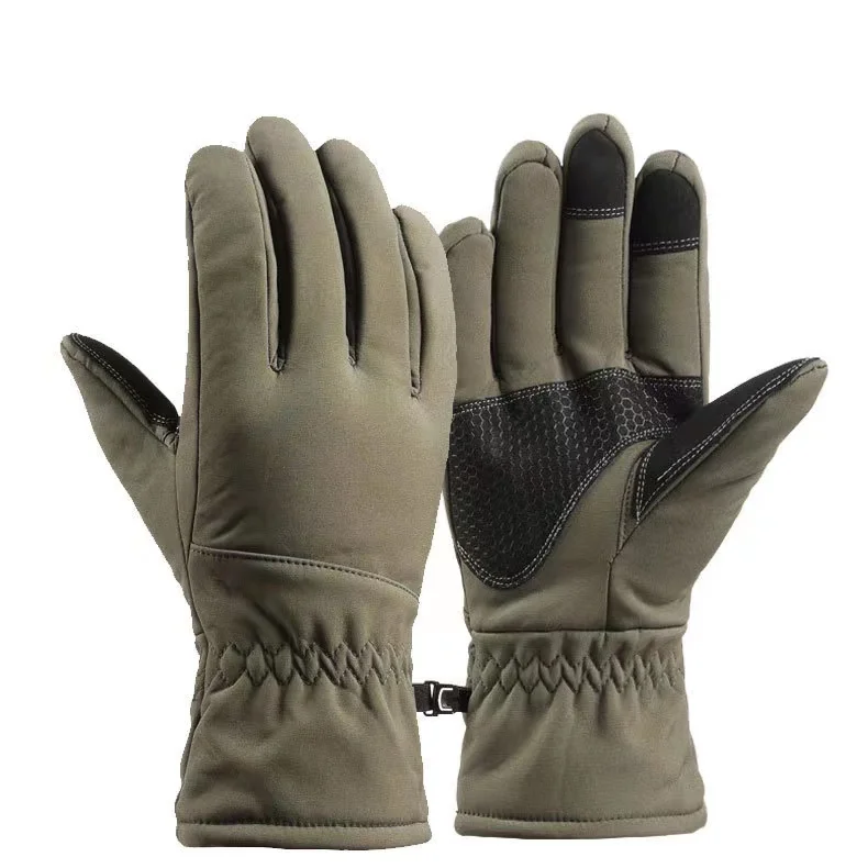 Sports outdoor riding Plush waterproof fleece warm all finger outdoor camping touch screen Tactical camouflage
Sports outdoor riding Plush waterproof fleece warm all finger outdoor camping touch screen Tactical camouflage